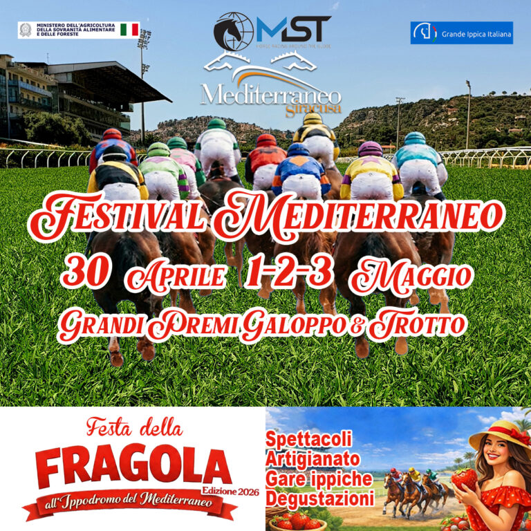 Festival Mediterraneo, al via quattro giorni tra ippica, spettacolo e tradizione