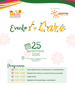Carlentini, il 25 settembre l’evento I Care, dedicato ai caregiver familiari
