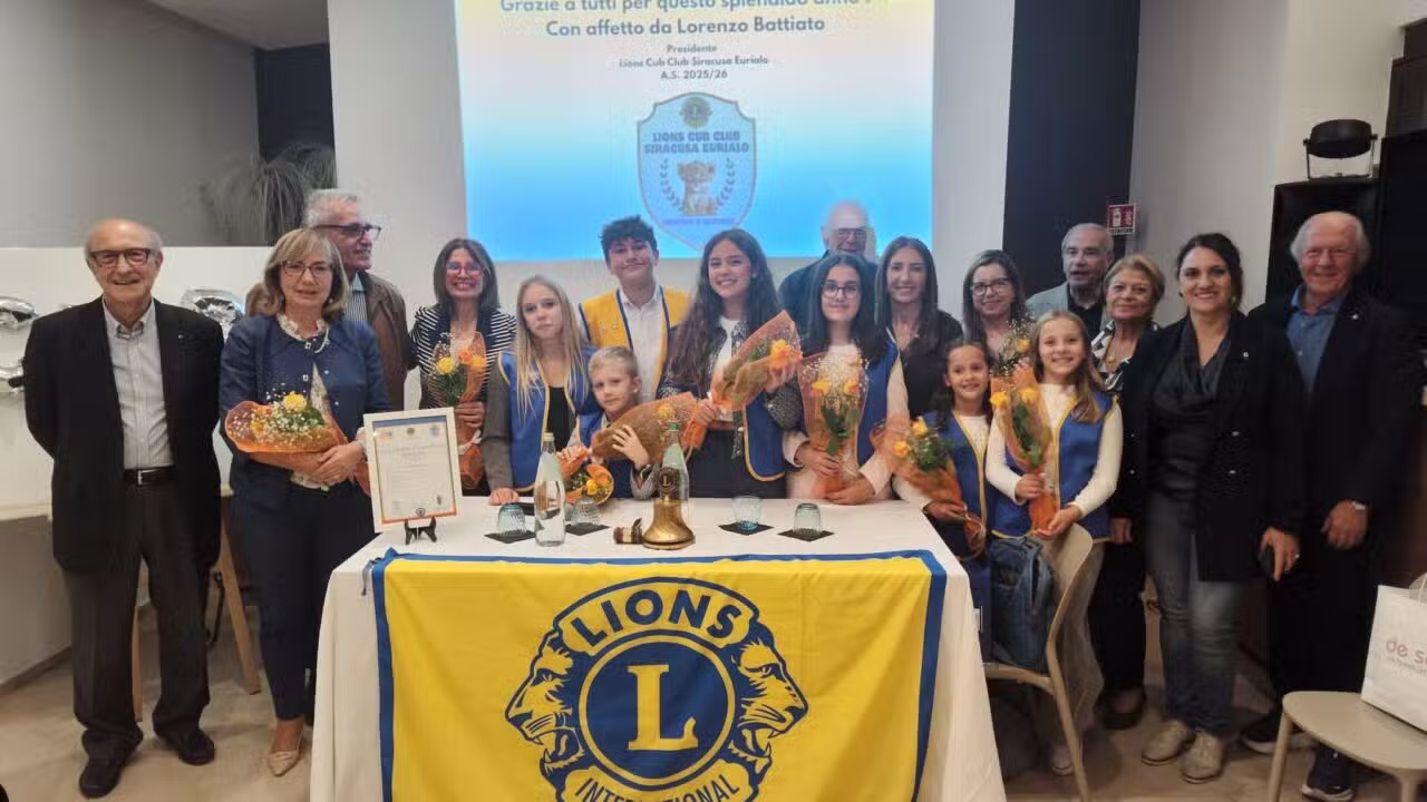 Lions Club Siracusa Eurialo, Sofia Leone alla guida dei “cuccioli“