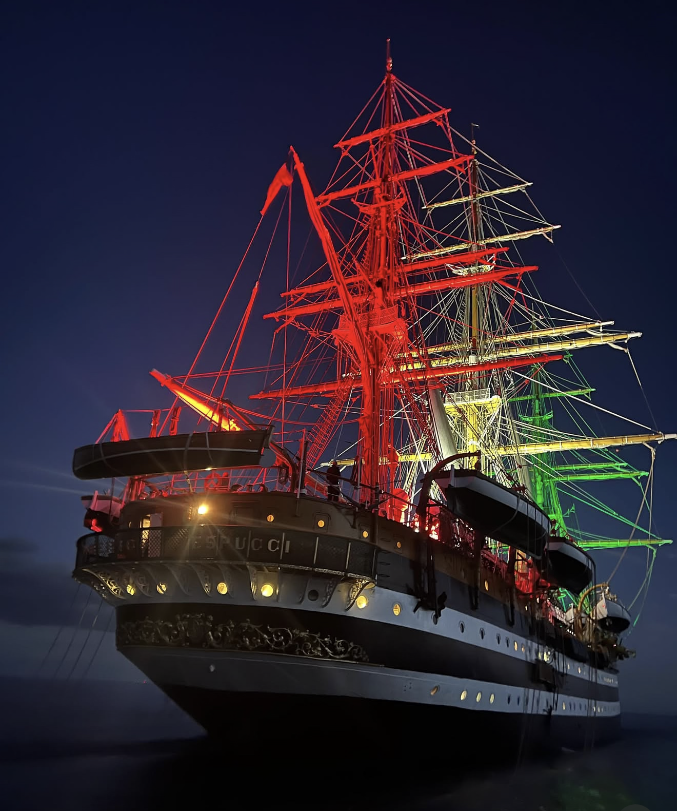 L’Amerigo Vespucci torna nel siracusano: a bordo due marinai avolesi