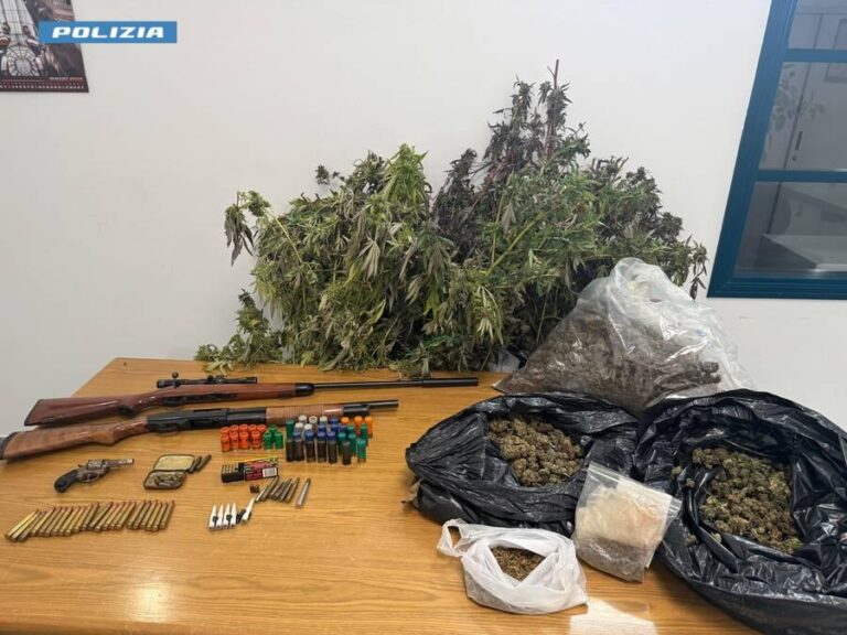 Droga e armi ad Avola, cittadino francese finisce ai domiciliari